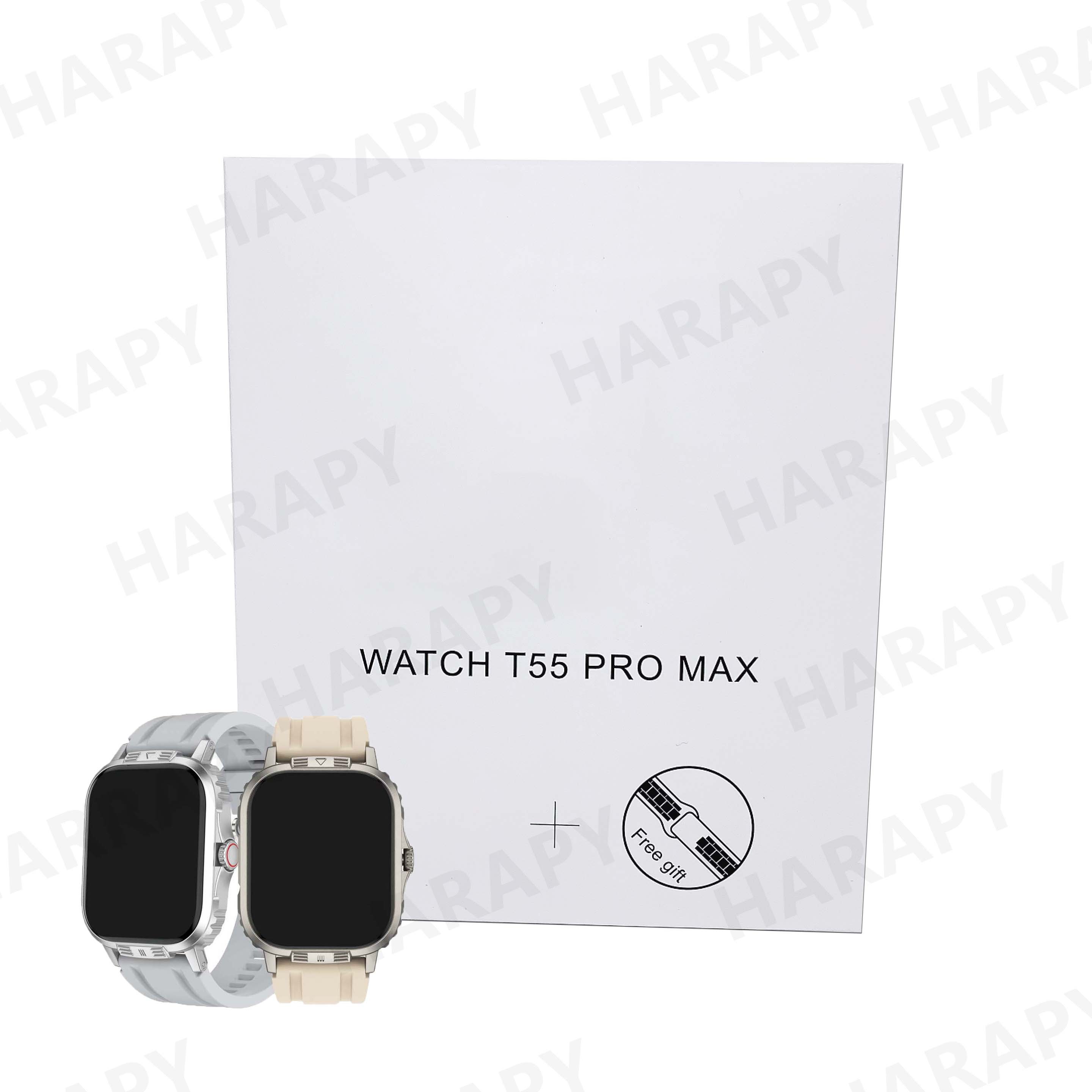 T55 pro max smart watch 1.44 2 in 1 suit Series 8 9 10 S10 W26 T55promax smartwatch watches T500 X7 S8 S9 2in1 set sports i7 i8