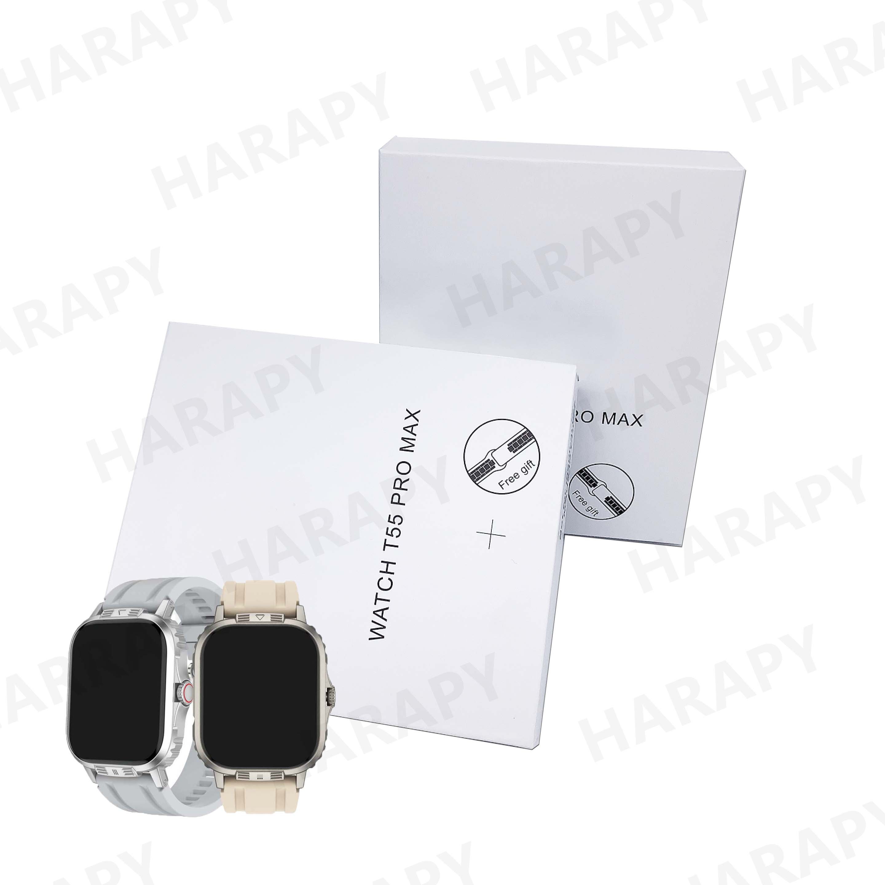 T55 pro max smart watch 1.44 2 in 1 suit Series 8 9 10 S10 W26 T55promax smartwatch watches T500 X7 S8 S9 2in1 set sports i7 i8