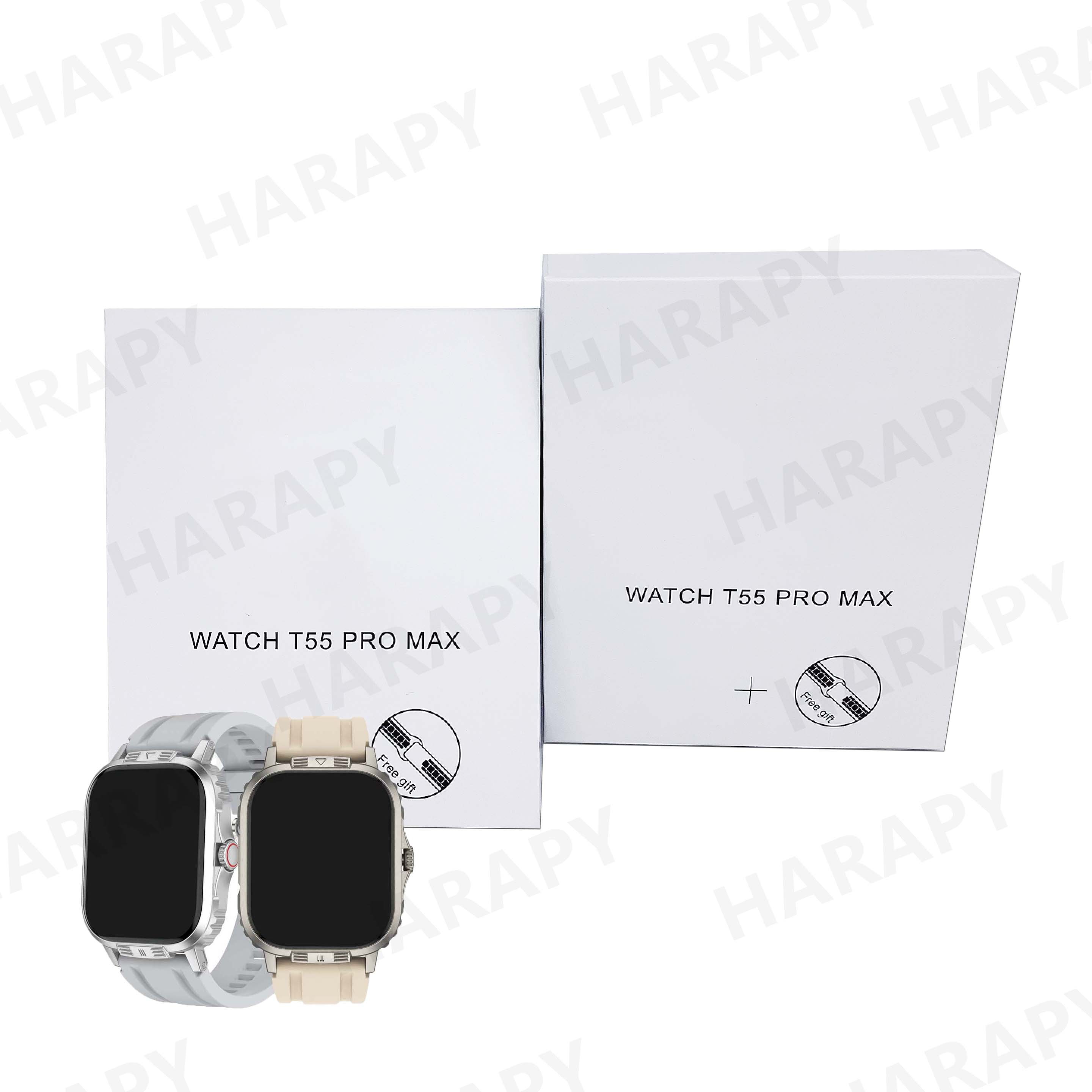 T55 pro max smart watch 1.44 2 in 1 suit Series 8 9 10 S10 W26 T55promax smartwatch watches T500 X7 S8 S9 2in1 set sports i7 i8