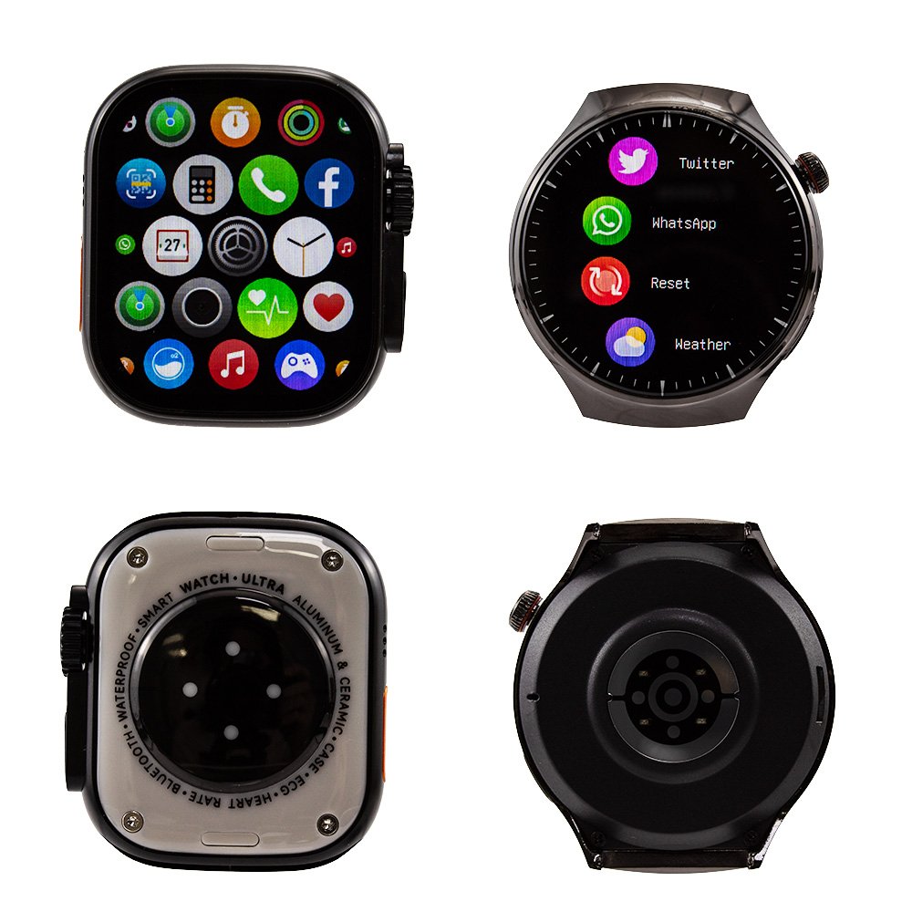 High Quality I80 Suit Double Smart Watches With Earphones 2.01inch Ultra App Watch