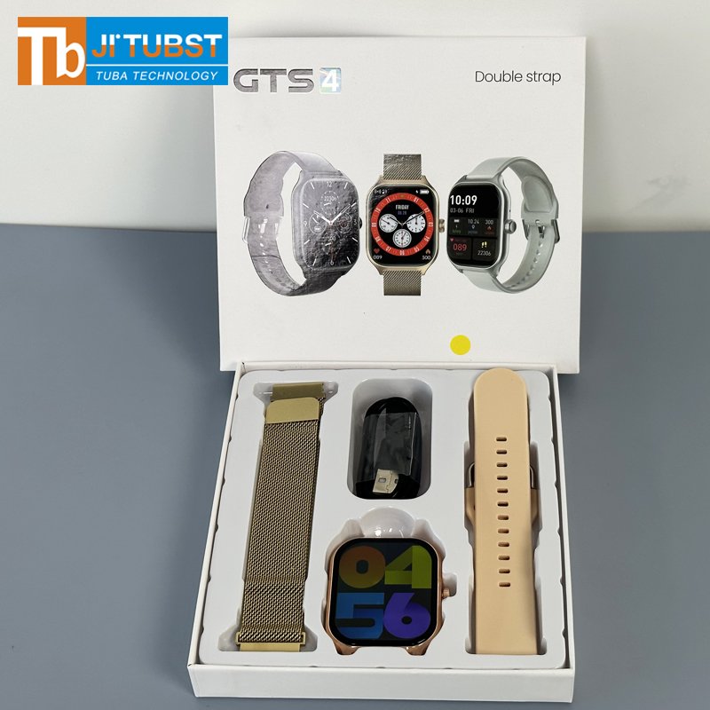 GTS4 cheap android reloj smartwatch montre connecte stainless steel strap gts 4 fashion relojes smart watch 2024 for men women