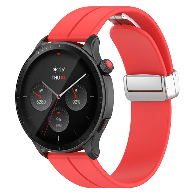 Replacement Magnetic Folding Buckle New Styles Sports Silicone Smart Watch Bands for Garmin venu GT3 AMAZFIT 2 stratoS