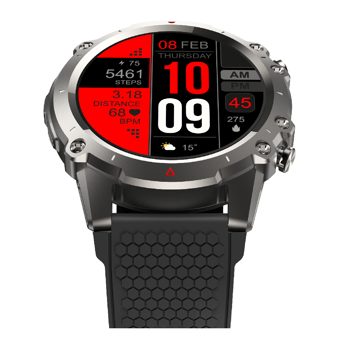 Promotion Price DM52 1.45 inch smart watch IP68 waterproof BT call blood oxygeen watch 280 mah battery