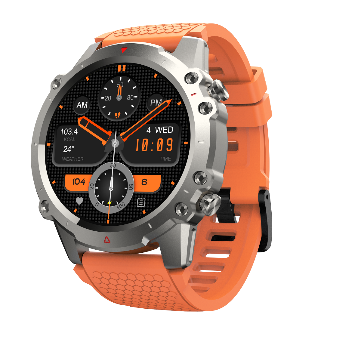 Promotion Price DM52 1.45 inch smart watch IP68 waterproof BT call blood oxygeen watch 280 mah battery