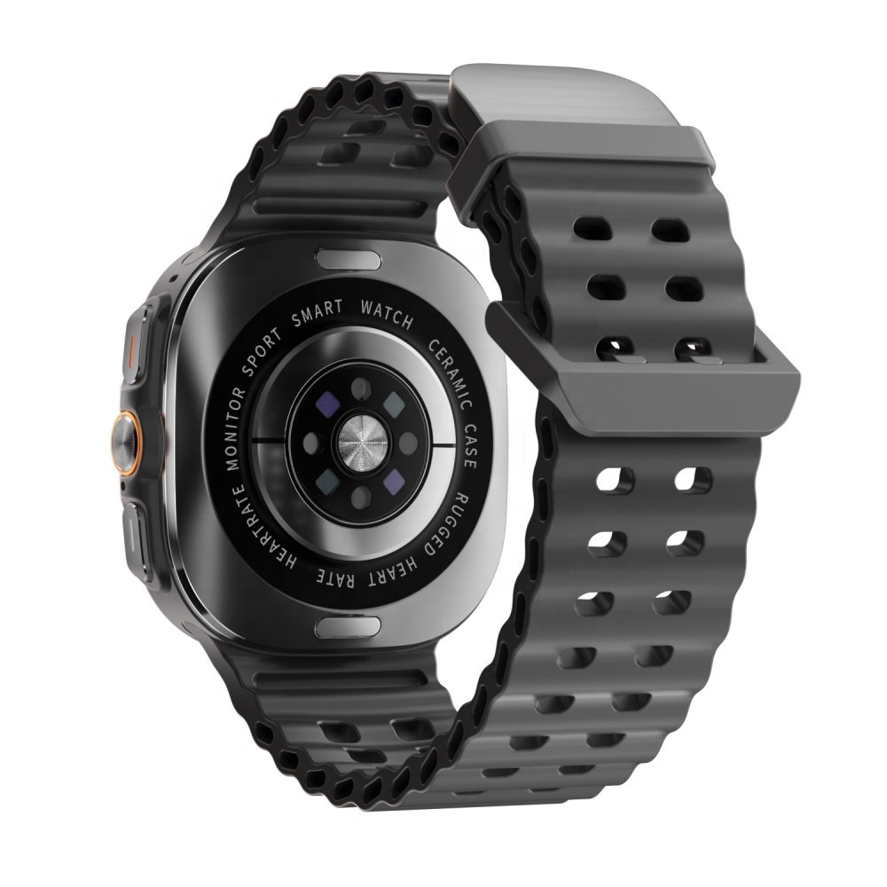2024 Men Sports Smartwatch W7 1.43" Screen IP68 Waterproof Heart Rate Monitoring BT Call Wireless Charging NFC Smart Watch