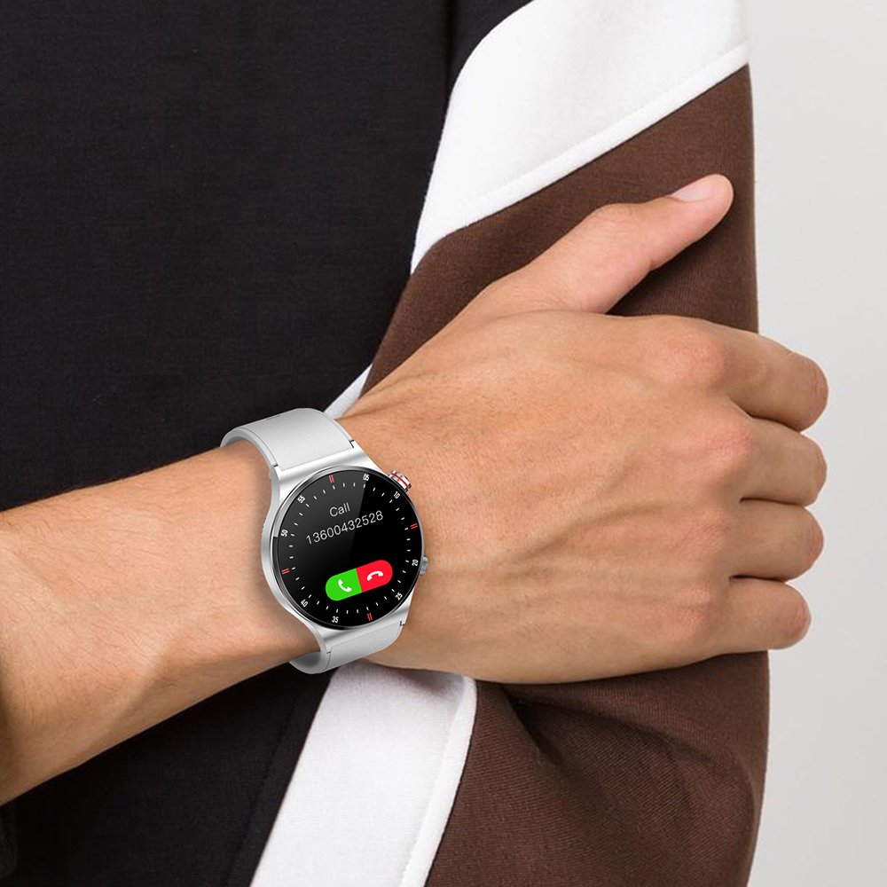 Dual Strap QW33 Smartwatch Man Reloj Inteligente Para Hombre Sport Watch IPS Touch Screen NFC Smart Watch 2024 With Round Dial