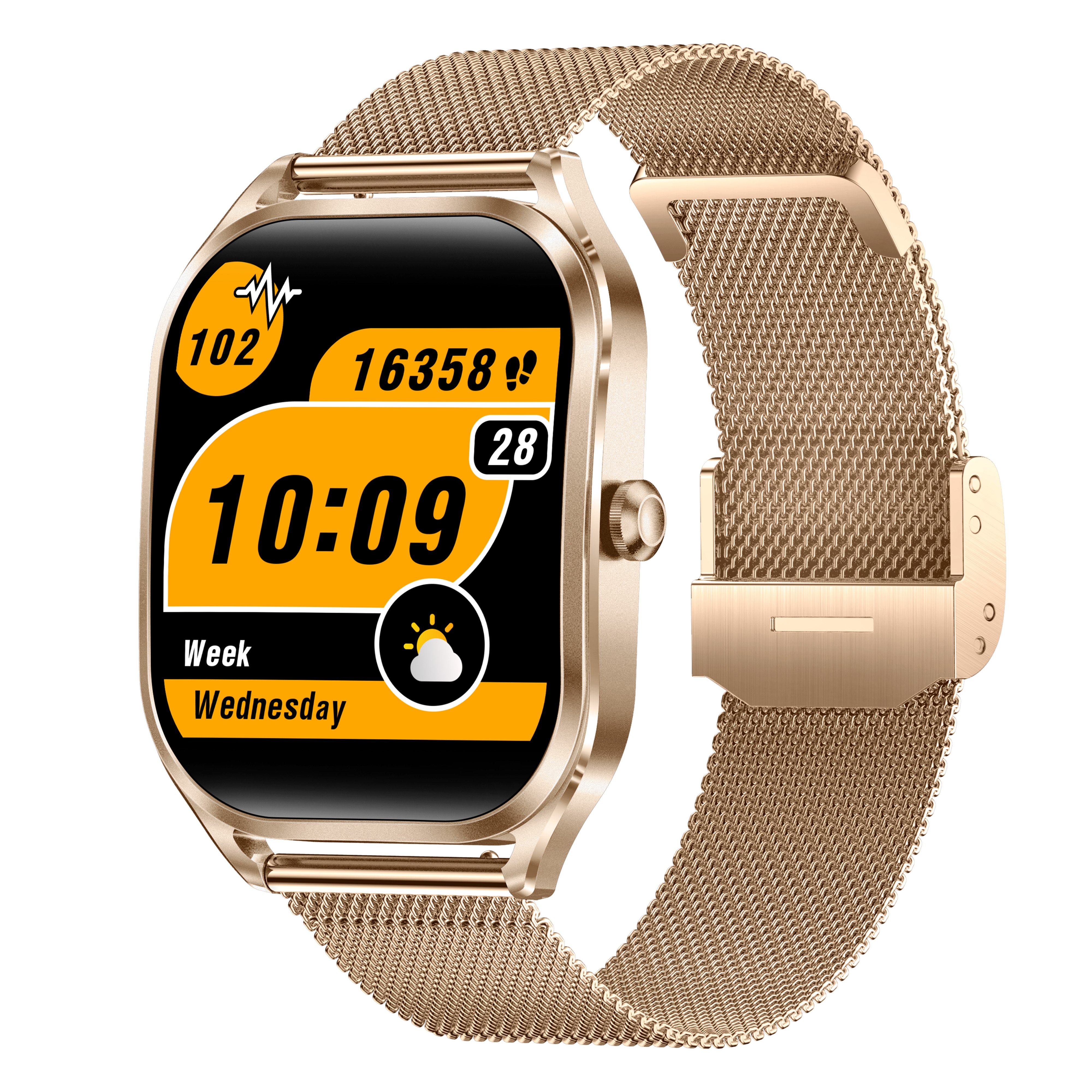 Women Smart Watch Health Monitoring 2.02inch Curved Screen BT Calling IP67 Waterproof Message Reminder H35 Smartwatch