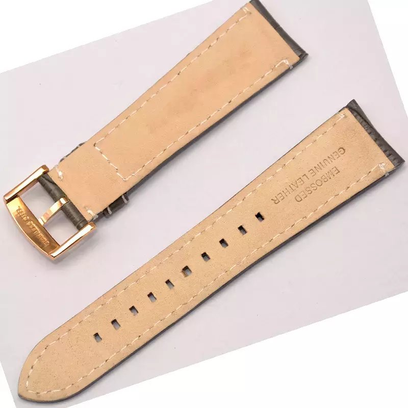 MINGJIANG leather for watch strap, leather straps for smart watches croco leather watch strap
