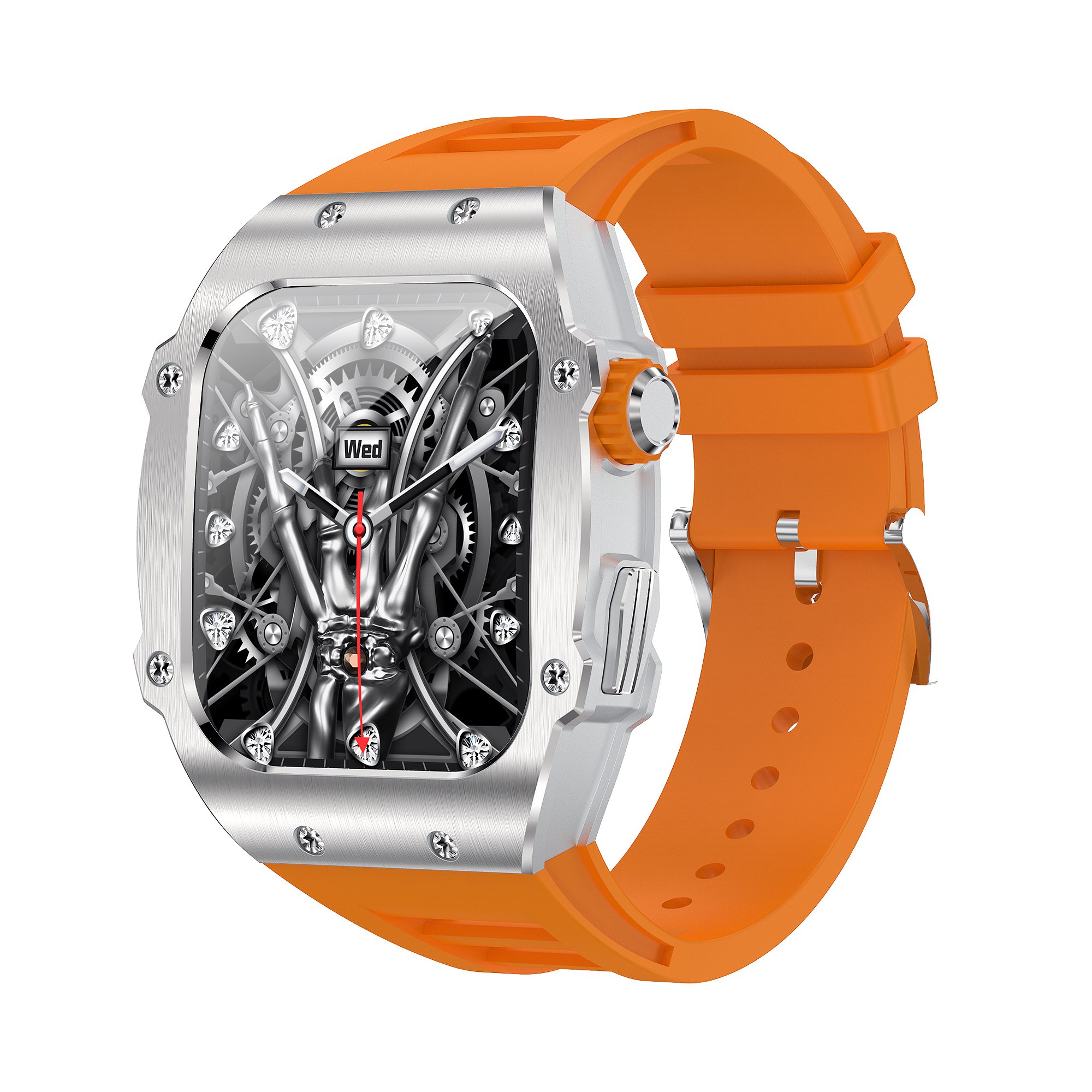 New arrival AK55 Smart watch 2023 outdoor sports BT calling Square Screen 400mAh Battery Health Heart Rate BP Monitoring