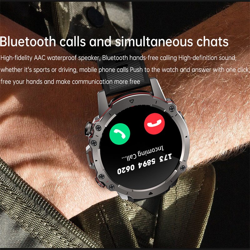 Latest AK56 Smartwatch Hombre Outdoor Sports Activity Tracker Fitness Bracelets Round Shape Screen Smart Watch Per Uomo For Men