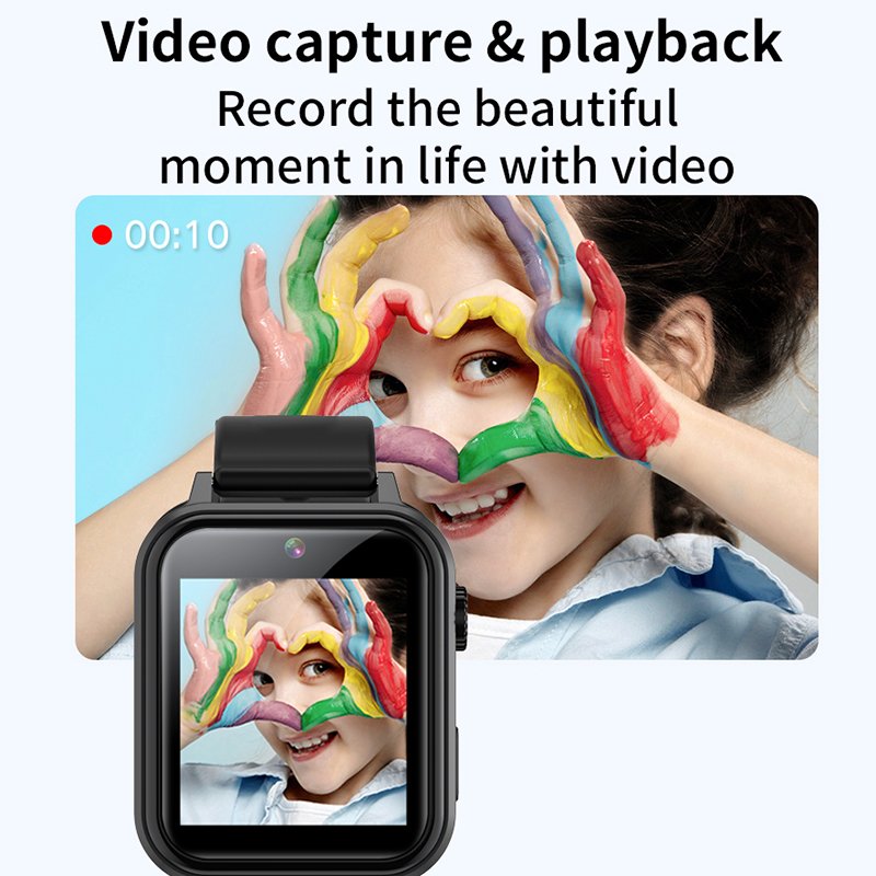 Kids Game Smart Watches With 18 Games HD Touch Screen Video Camera Music Player Alarm Clock Gifts For 5-12 Year Olds Kids Boys