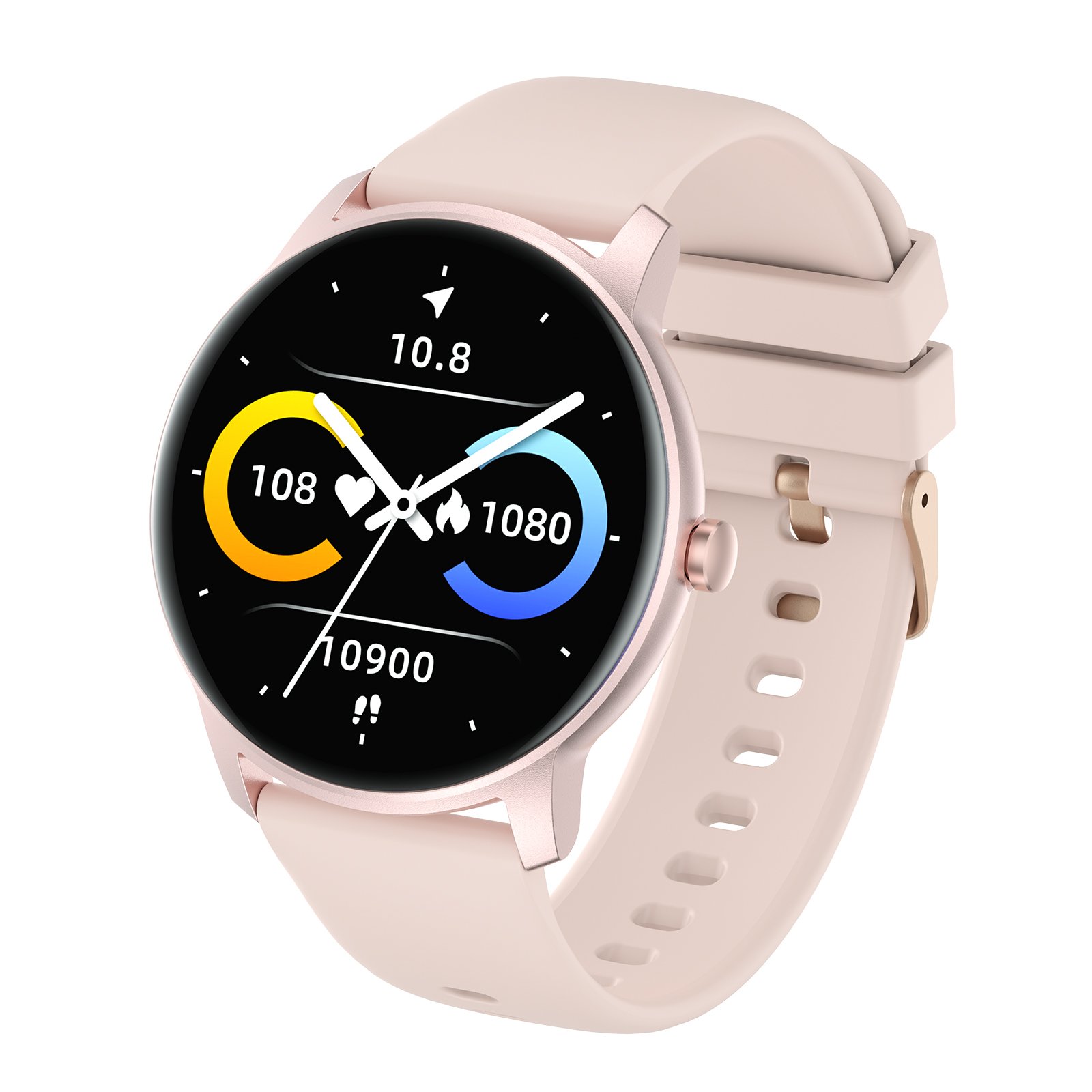 Kingwear Factory direct ip68 waterproof touch display smart bracelet smartwatch men round smart watch