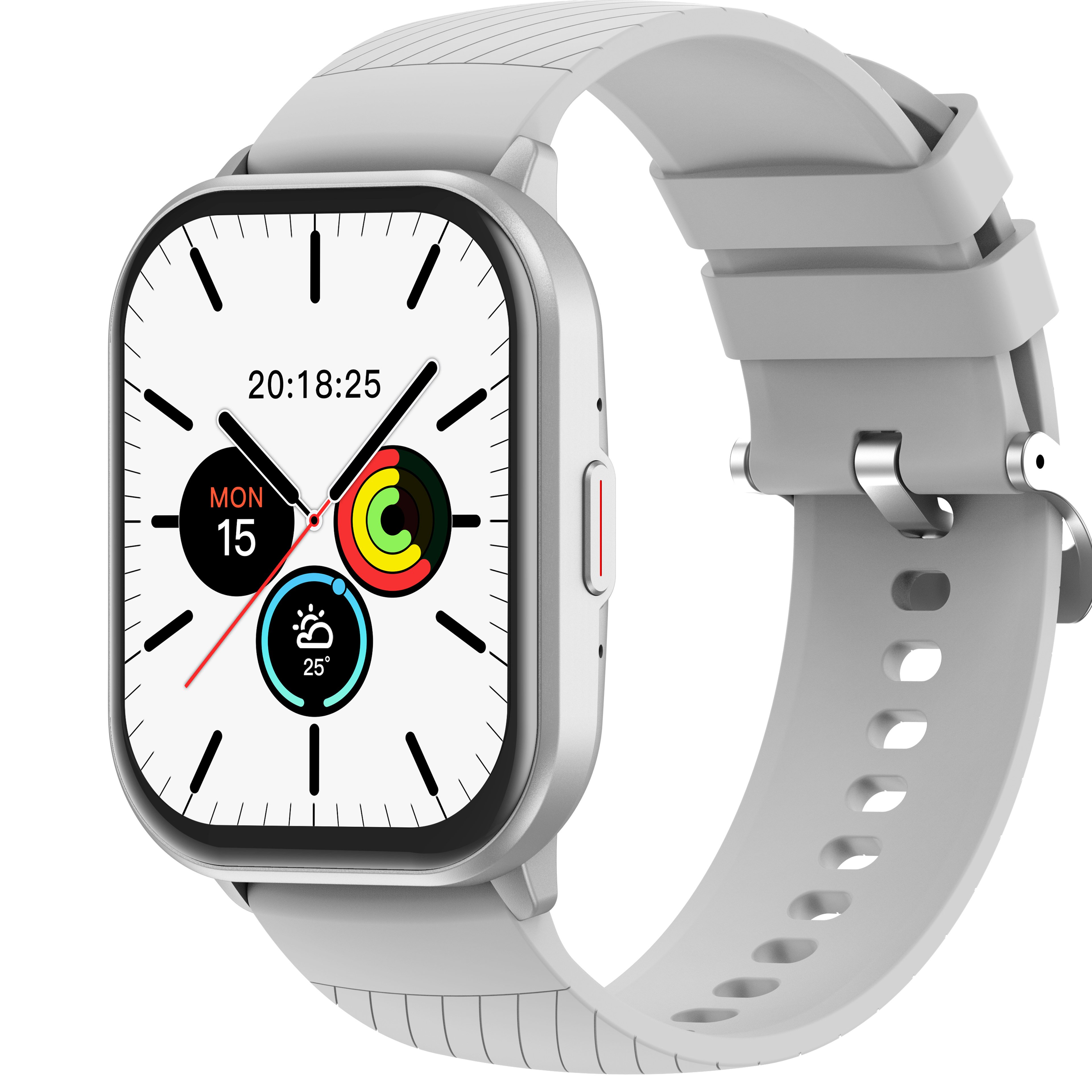 VALDUS 280 mAh Battery IP68 2.01Inch Square Screen Smartwatch Supports Heart Rate Blood Oxygen Function VS02 Fashion Smart Watch