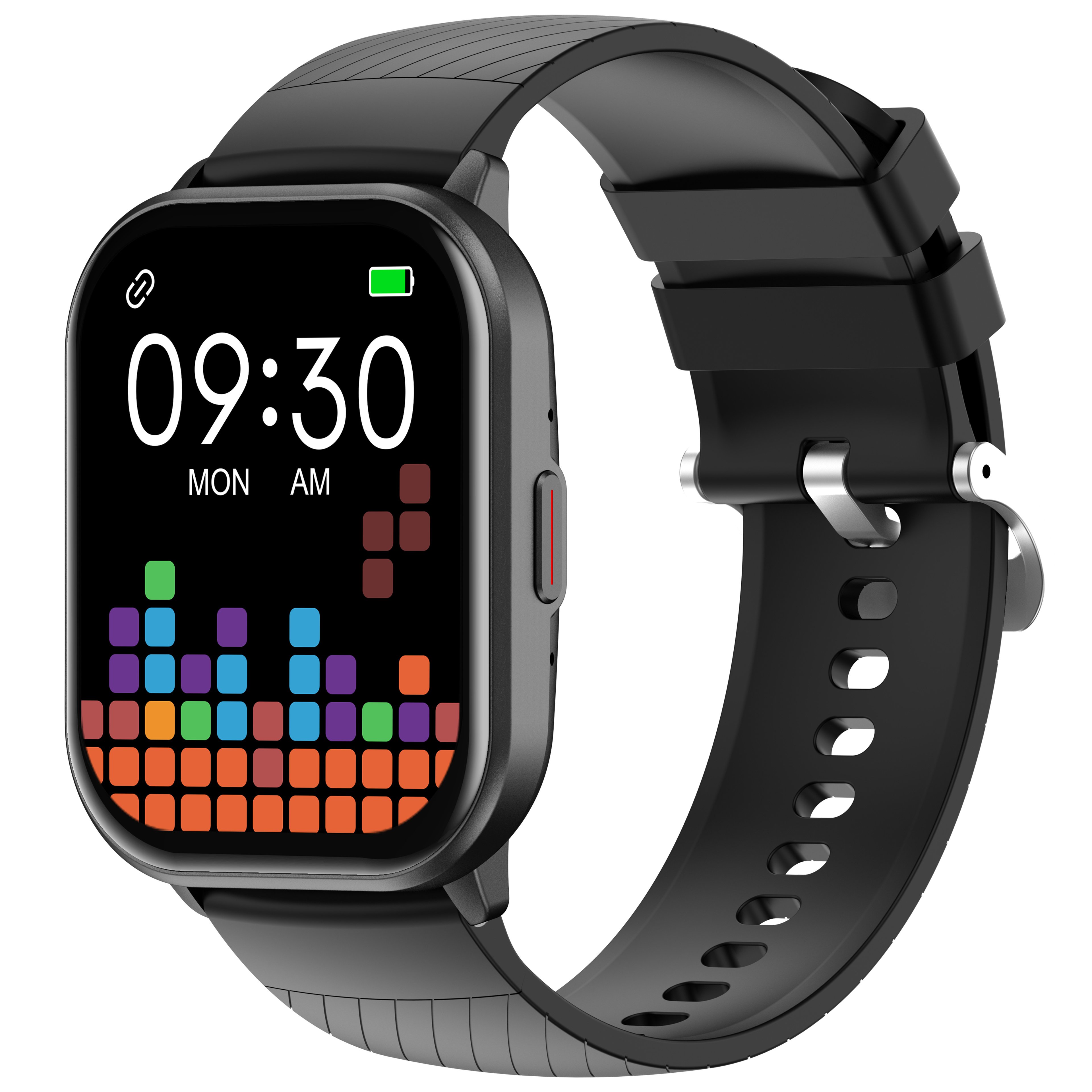 VALDUS 280 mAh Battery IP68 2.01Inch Square Screen Smartwatch Supports Heart Rate Blood Oxygen Function VS02 Fashion Smart Watch