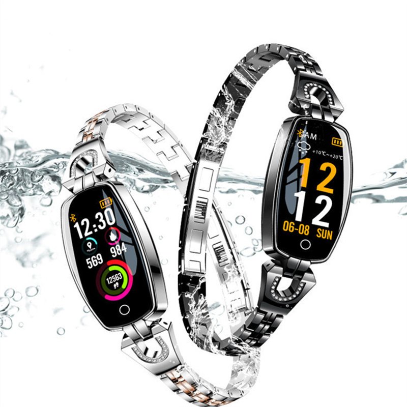 Lemonda H8 Stainless Steel 2022 2023 Sleep Heart Rate Tracker Call Reminder Waterproof Touch Online Sport Smart Watch