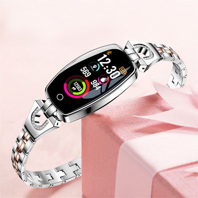 Lemonda H8 Stainless Steel 2022 2023 Sleep Heart Rate Tracker Call Reminder Waterproof Touch Online Sport Smart Watch