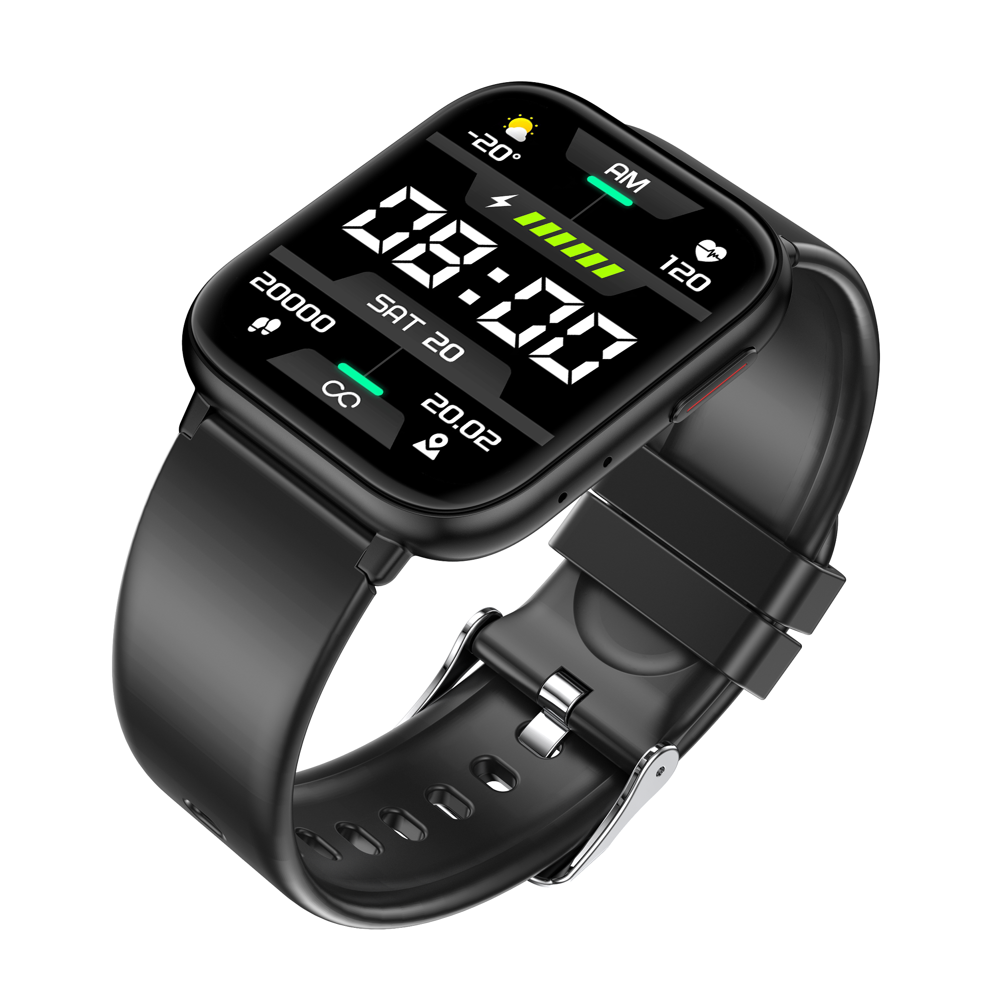 Mens Sports Fitness Band Bracelet Smartwatch Latest RoHS CE Smart Watch