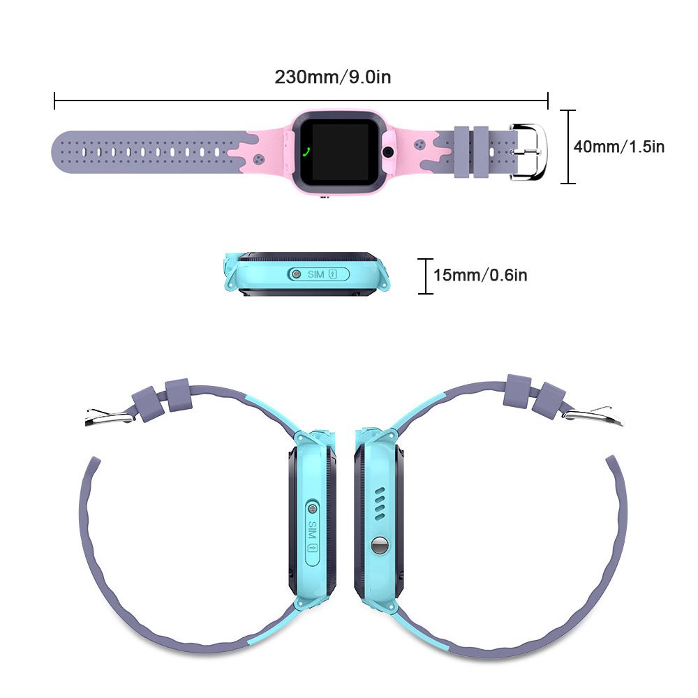 Yuniq Kids Smart Watch Sim Card Hot Sale Gps Watch Kids Q16 Waterproof Ip67 2G Gsm Kids Watch Q12 Q19 Q16