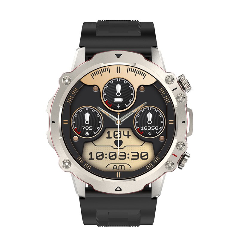 FW09 Measure multiple skin color heart rate blood oxygen BT talk smart watch with encoder 1.43 inch AMOLED resolution 466*466