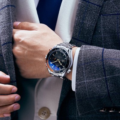 PAULAREIS automatic mechanical luminous solid steel belt multifunctional watch for men AUTOMATIC WATCH
