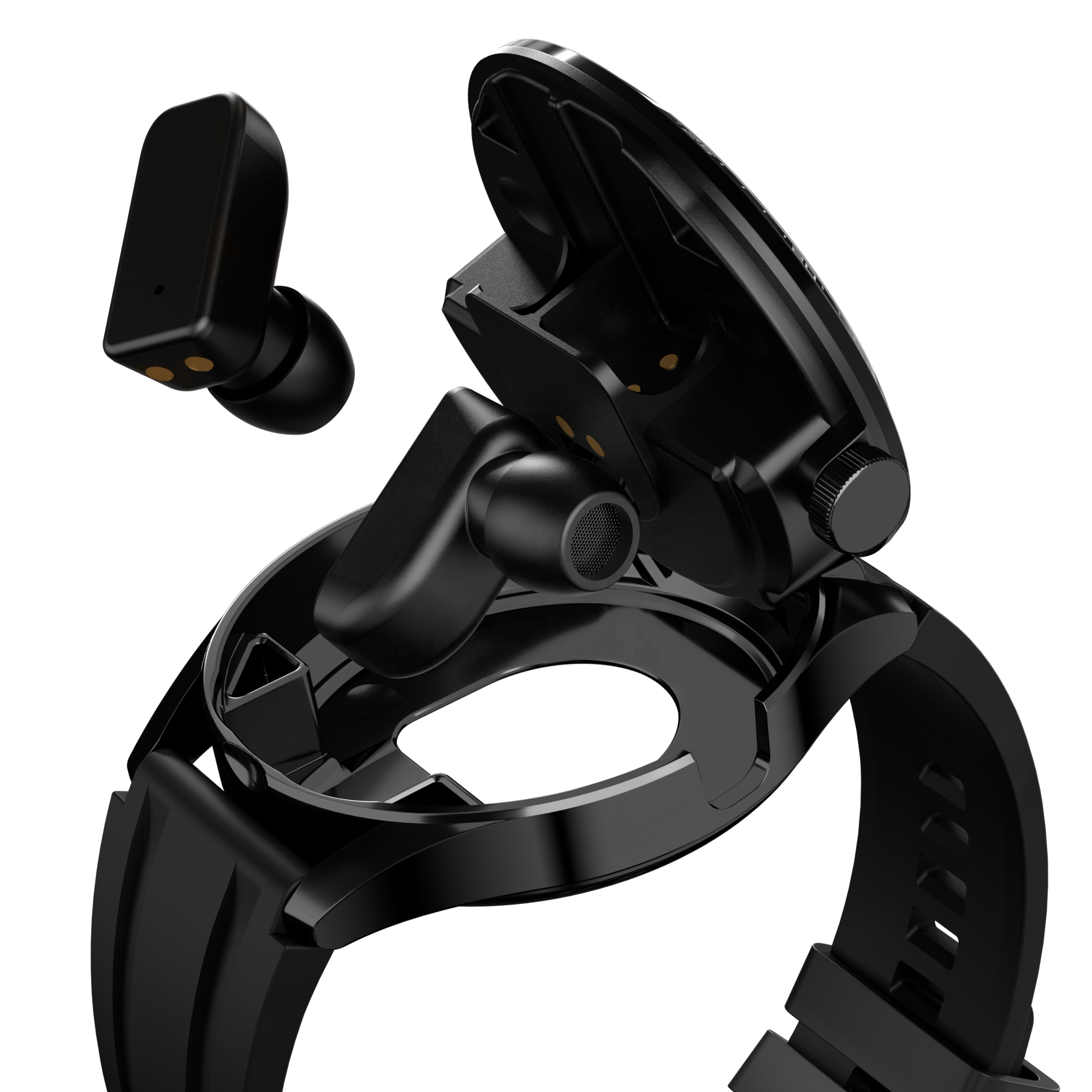 2024 New GT5 Buds 1.45 Inch Smart Watch With Headphones Ip67 Waterproof Sports Call 2in1 Smart Watch With Earbuds