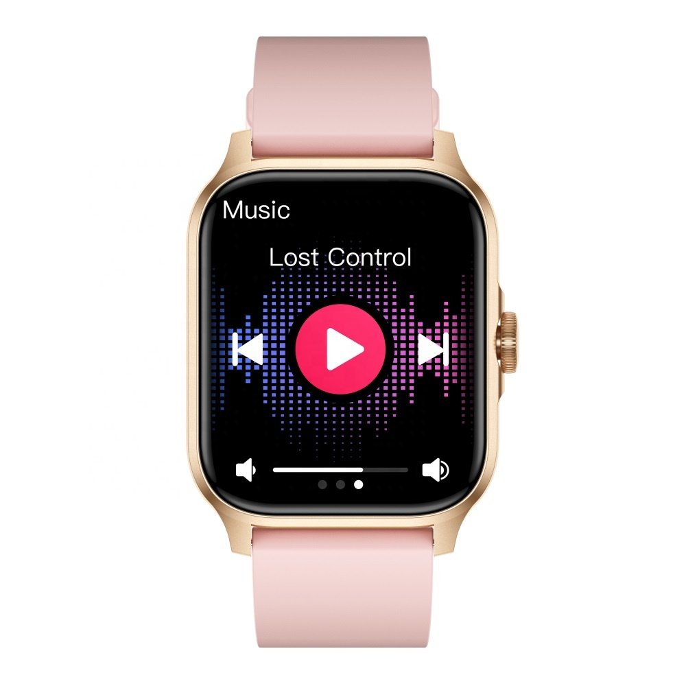 Fashion Smart Watch for Sport BT Call Voice Assistant Hi-Fi Music Heart Rate Inteligente QX15 Smart Watch