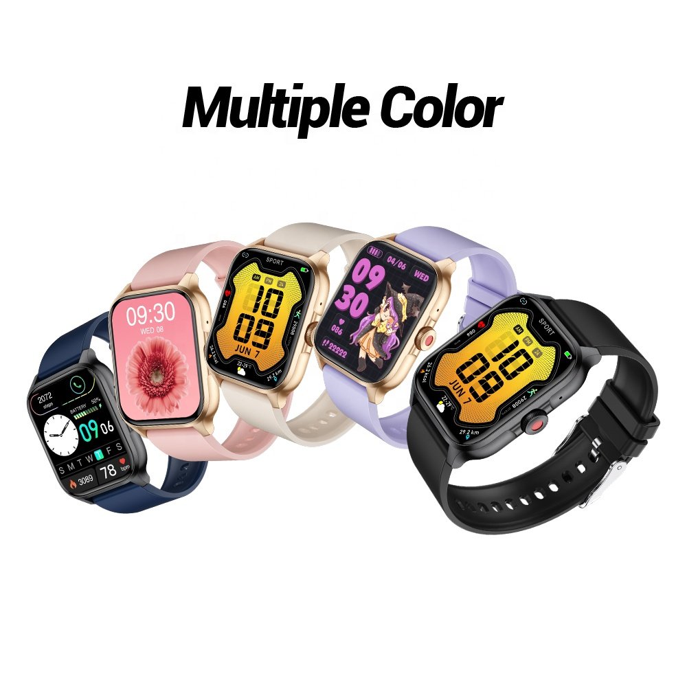 Fashion Smart Watch for Sport BT Call Voice Assistant Hi-Fi Music Heart Rate Inteligente QX15 Smart Watch