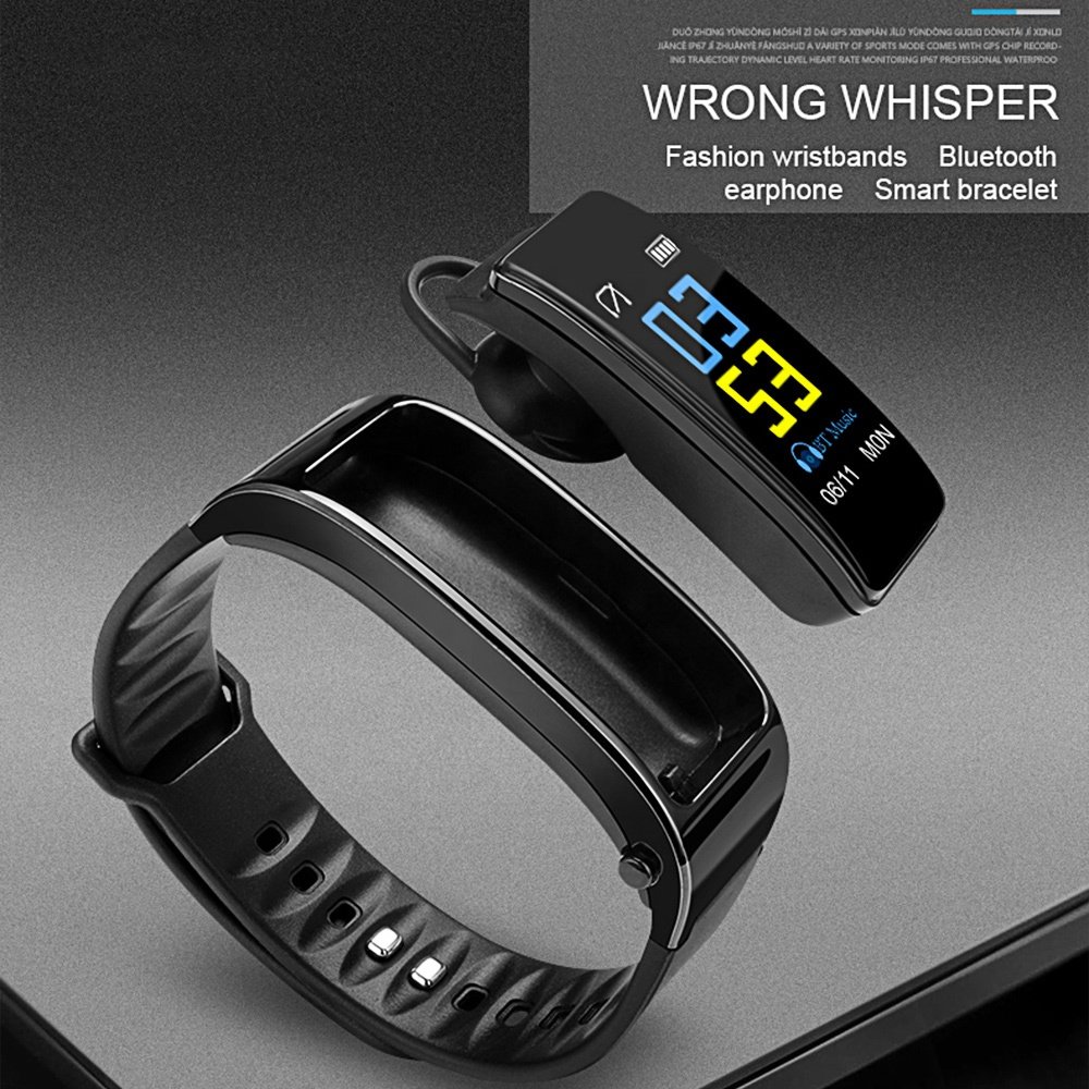 Hot 2 in 1 Y3 Smart Watch Earphone Fitness Tracker Wristband Smart Sport Bracelet BT Earphone For Android IOS Smart Watch Band