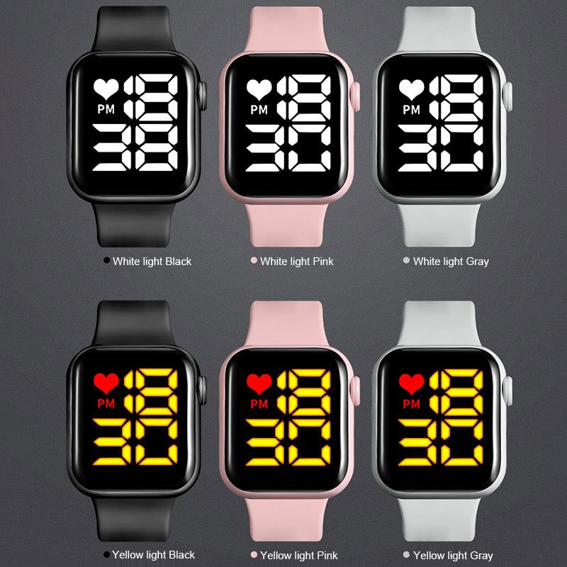 Touch Screen Waterproof Watches Sports Silicone Band Electronic hombre reloj led digital Watch for Men