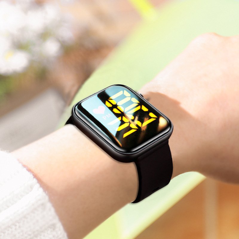 Touch Screen Waterproof Watches Sports Silicone Band Electronic hombre reloj led digital Watch for Men