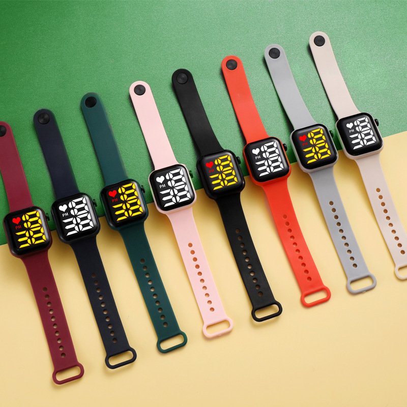 Touch Screen Waterproof Watches Sports Silicone Band Electronic hombre reloj led digital Watch for Men