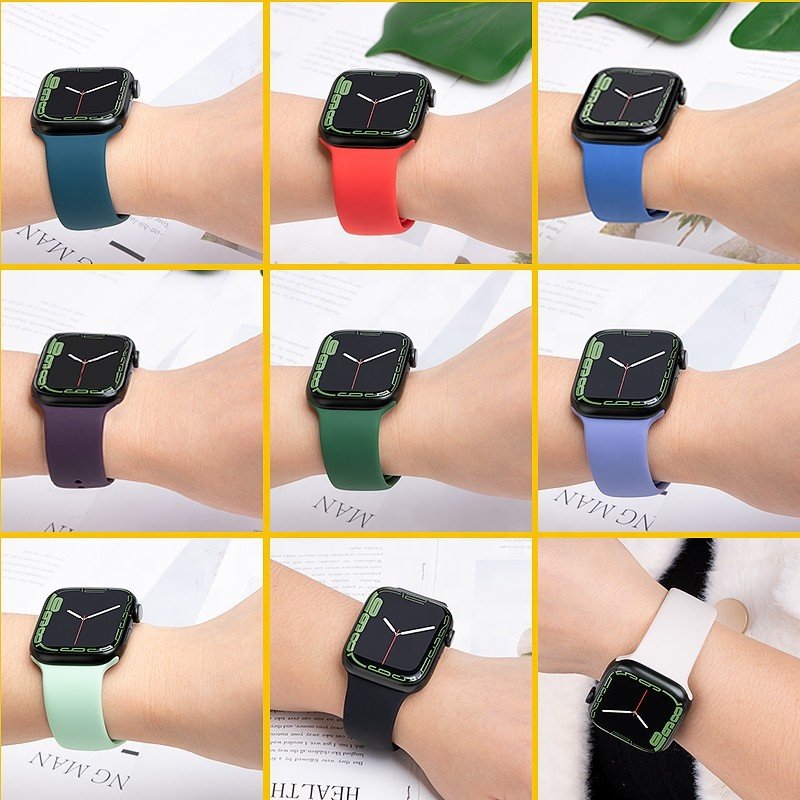 High Quality Eco-Friendly Smart Watch Strap Watch Bands Silicone strap For I watch