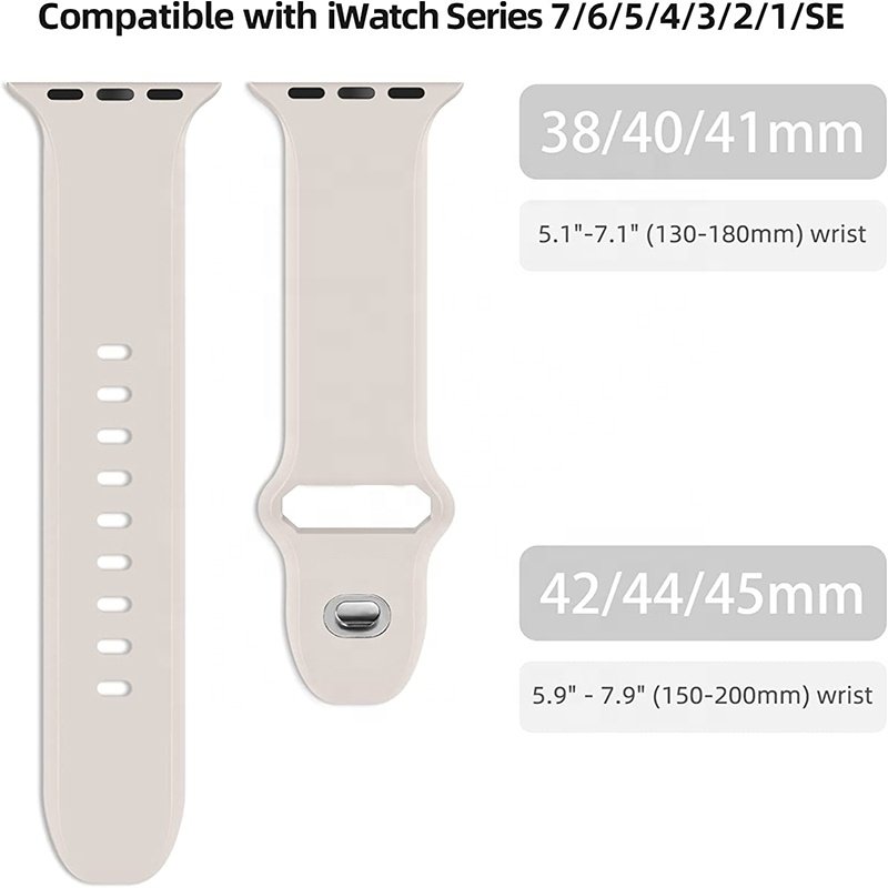 High Quality Eco-Friendly Smart Watch Strap Watch Bands Silicone strap For I watch