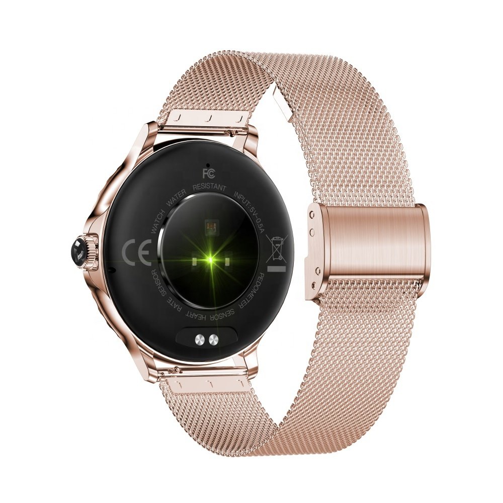 NX19 Ladies Smart Watch Women 2023 1.3" IPS Round Dial Sport BT Call Fitness Tracker Heart Rate Smartwatch for Android IOS