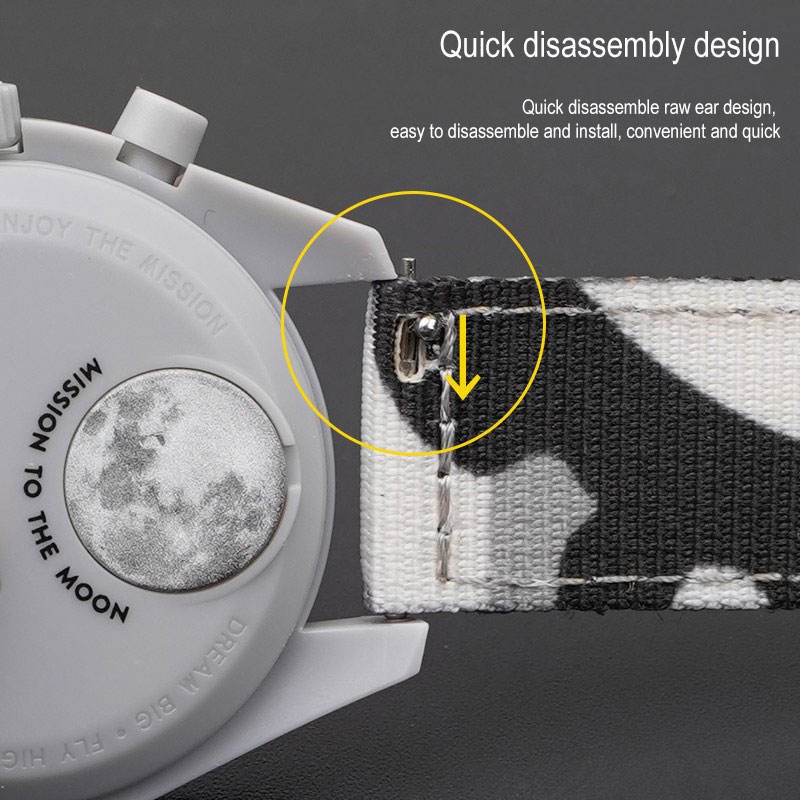 Nylon 22mm Smart Watch Band