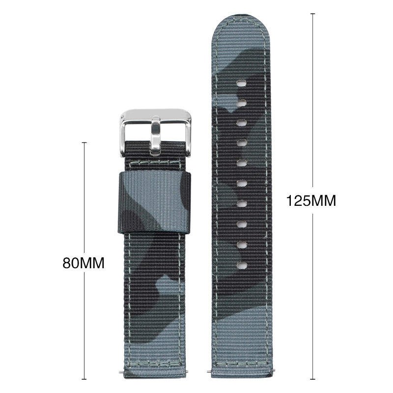 Nylon 22mm Smart Watch Band