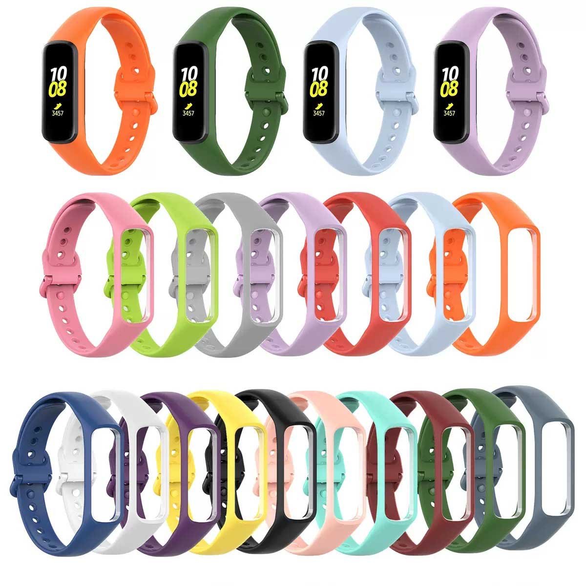 Galaxy Fit2 rubber TPE sports smart Watch Band Straps Correa For Samsung SM-R220 Replacement Wristband