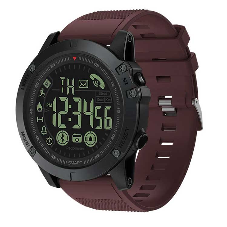 China 5ATM Outdoor Men ios Smart Watch Rugged Fashion Big Screen Round Smartwatch