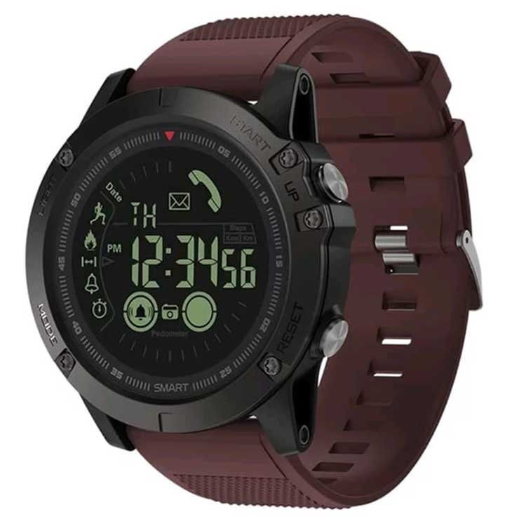 China 5ATM Outdoor Men ios Smart Watch Rugged Fashion Big Screen Round Smartwatch
