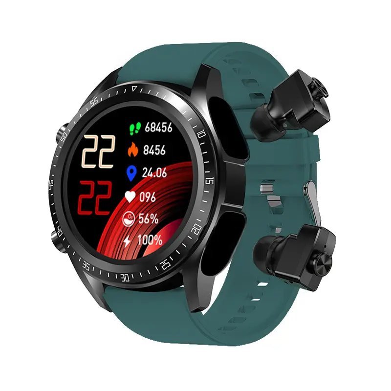 2023 Sports 2 in 1 TWS Earphone Smart Watch With Wireless Earbuds Pedometer Heart Rate Sports Watch
