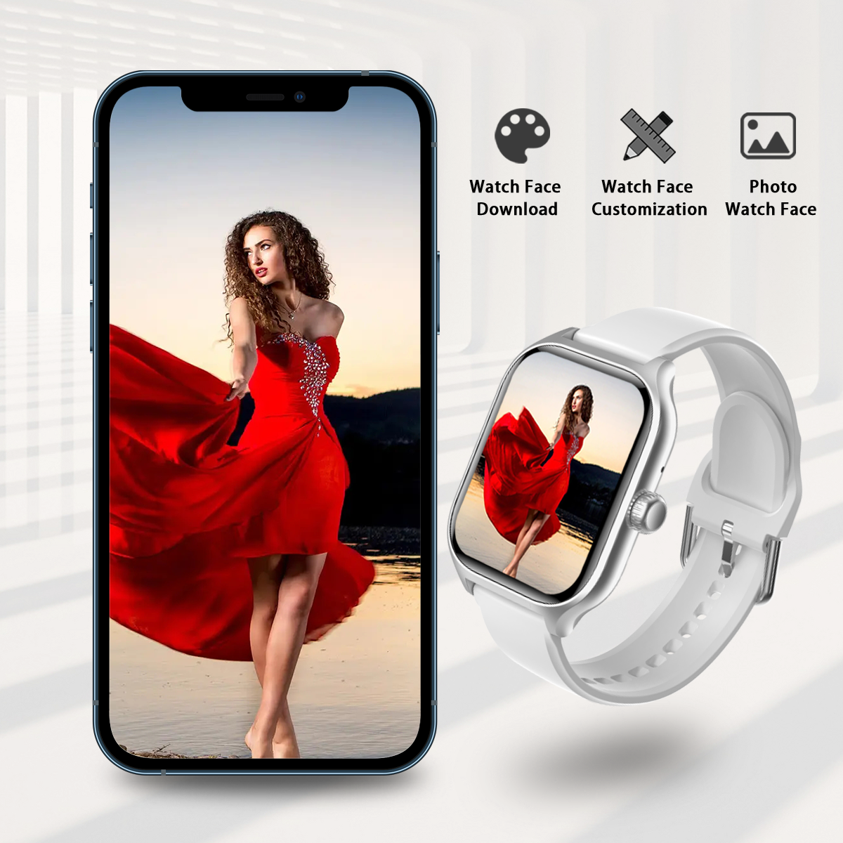Maxtop Sport Android Fashion Calling Mens Smartwatch Ip67 Waterproof Smart Watch