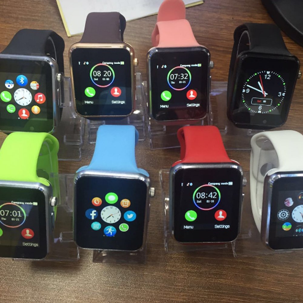 Wholesale Colorful SD Card A1 Smart Watch With Sim Card for Android Cell Phone Insert card positioning Bluetooth watch