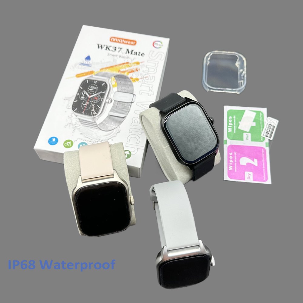 2024 ZTX Top sell WK37 Mate Real waterproof BT call full touch Smart watch Series 9 control screen sport smart watch