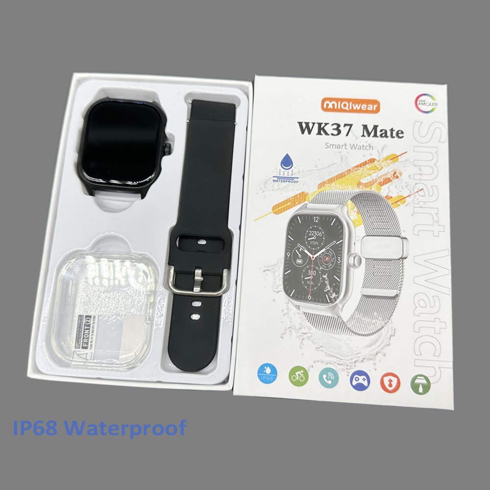 2024 ZTX Top sell WK37 Mate Real waterproof BT call full touch Smart watch Series 9 control screen sport smart watch
