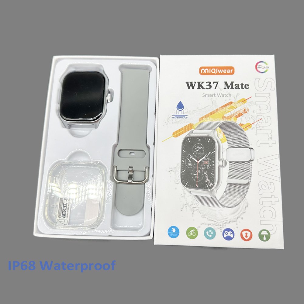 2024 ZTX Top sell WK37 Mate Real waterproof BT call full touch Smart watch Series 9 control screen sport smart watch