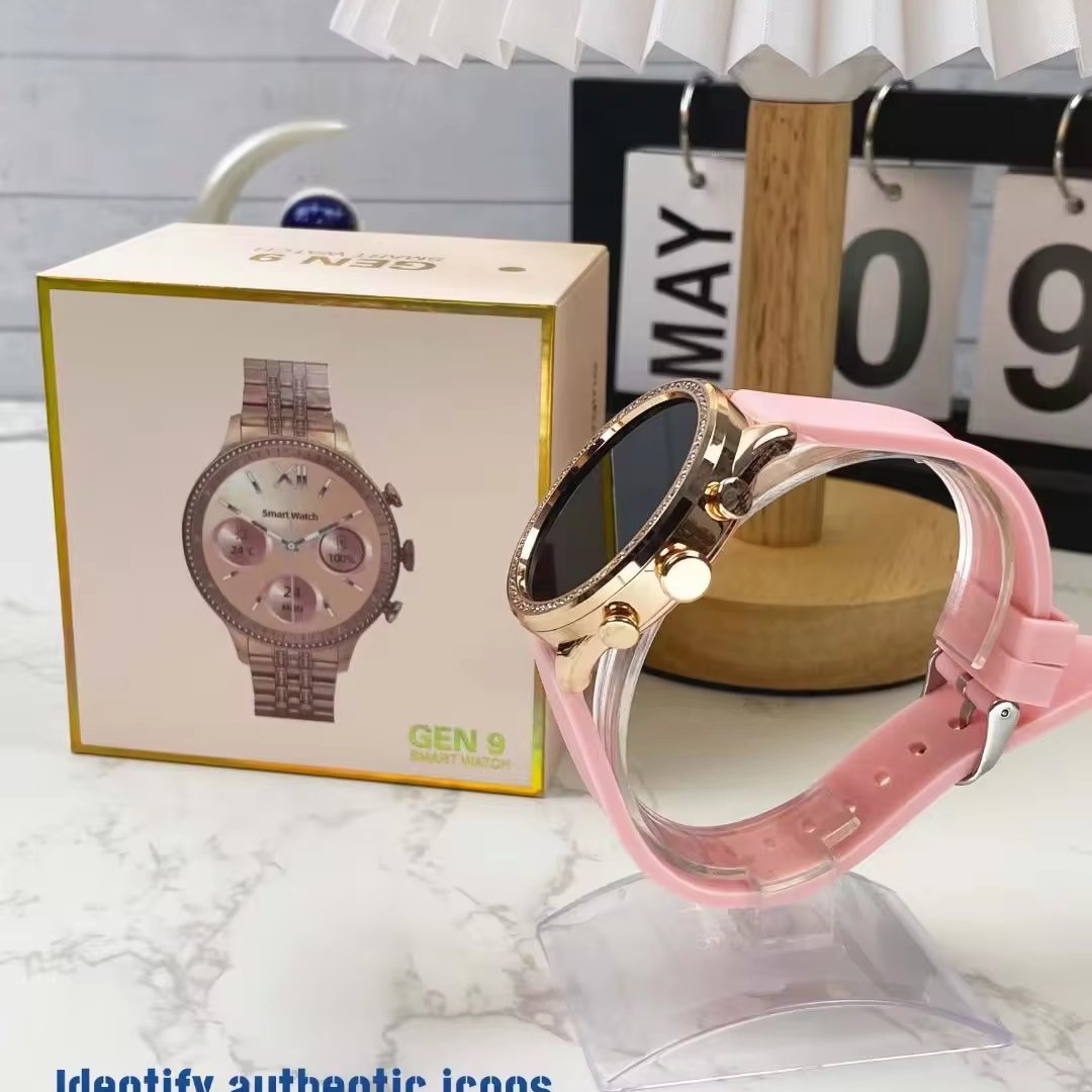Beautiful Ladies Reloj Smart Watches Heart Rate Blood Pressure Weather Exercise with Multiple Sports GEN9 Smartwatch