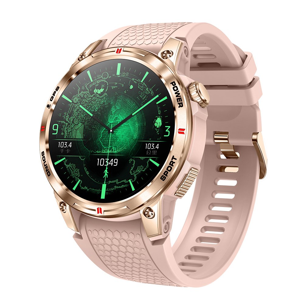 NX18PRO GPS Smart Watch BT Call Compass Heart Rate Blood Oxygen AMOLED Screen Outdoor Sports Waterproof Smartwatch for Men