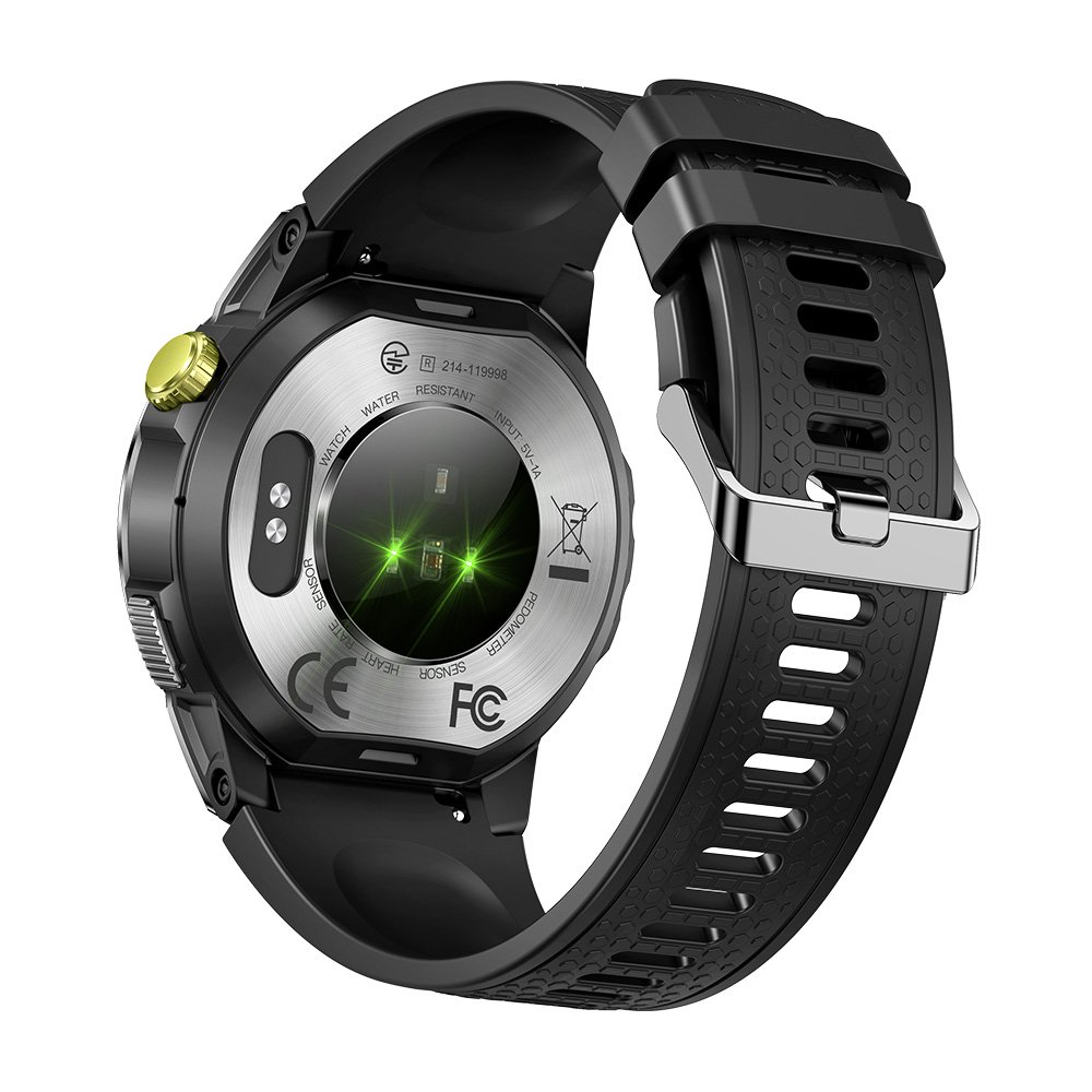 NX18PRO GPS Smart Watch BT Call Compass Heart Rate Blood Oxygen AMOLED Screen Outdoor Sports Waterproof Smartwatch for Men
