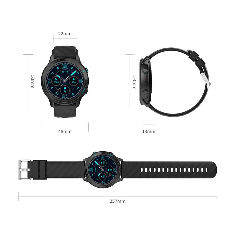 Z123 1.53 Inch Big Screen Smart Watch for Women and Men Fitness Bracelet with BT Call and Heart Rate Tracker Sports Smartwatch