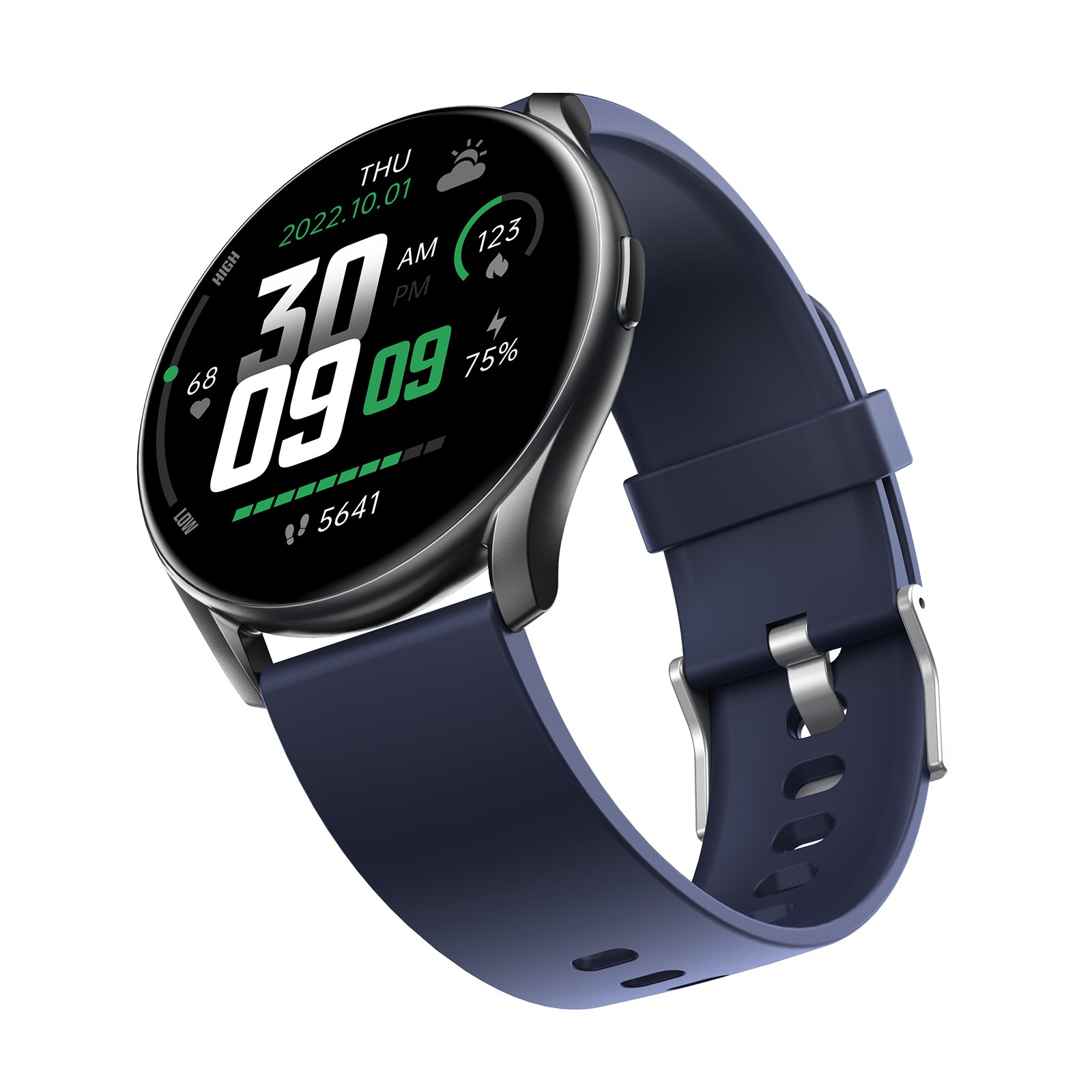 New GTS1 Smart Watches 1.3 Inch Full Touch Screen Blood Pressure Monitoring Smart Call Music Sports Multifunctional SmartWatch